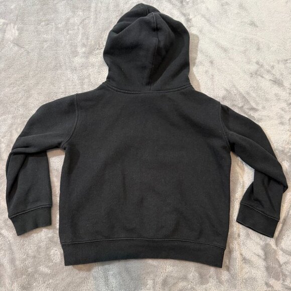 NFL Team Apparel Black Pullover Raiders Football Hoodie Embroidered Logo Sz 5/6 - Picture 3 of 6